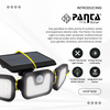 Image of Solar-Powered Outdoor Lights – Panta Trio with Motion Sensor for Garden & Security Lighting