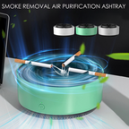 Smoke Removal Air Purifier Ashtray | Air Filters for Cigarette smoke | Advanced Multi-Layered Filtration & Silent Fans for Indoor Use