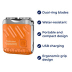 Battery Razor for Men – Waterproof Electric Shaver for Travel & Daily Use