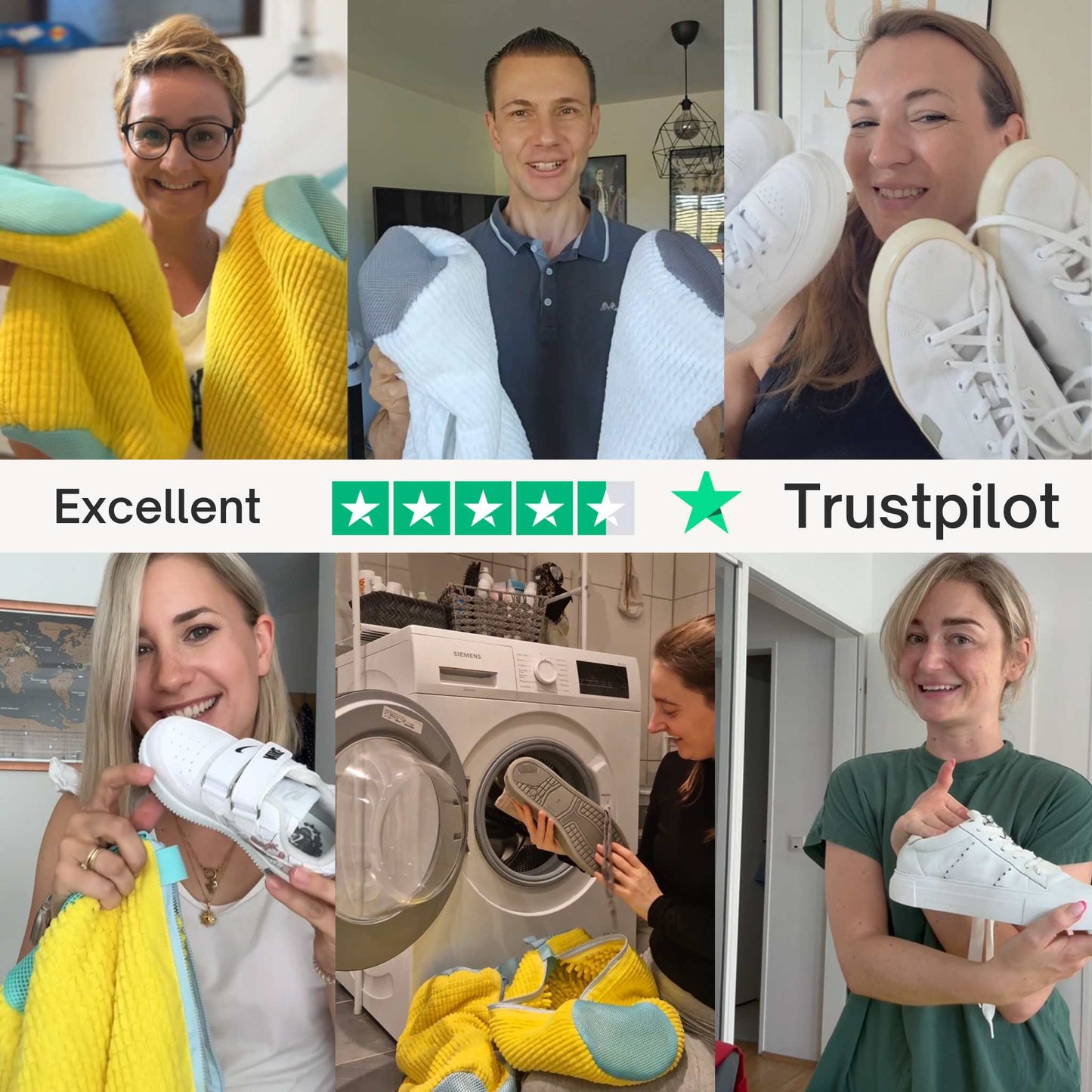 Shoe Washing Machine Bag | Padded Mesh Laundry Bag for Shoes & Sneakers | Zippered Protector for Washer Drum