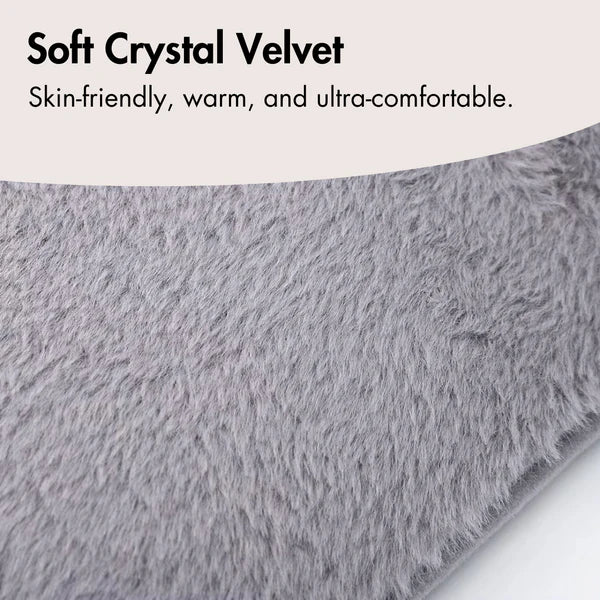 USB Rechargeable Hand & Waist Warmer | Soft Velvet, 3 Heat Settings & Portable for Home, Office & Outdoor Use