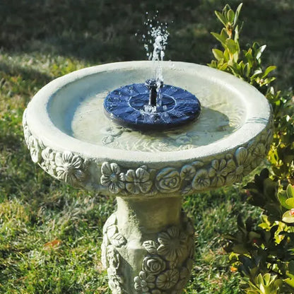 Solar-Powered Water Fountain | Effortless Installation & Multiple Spray Patterns for Garden Ponds and Birdbaths