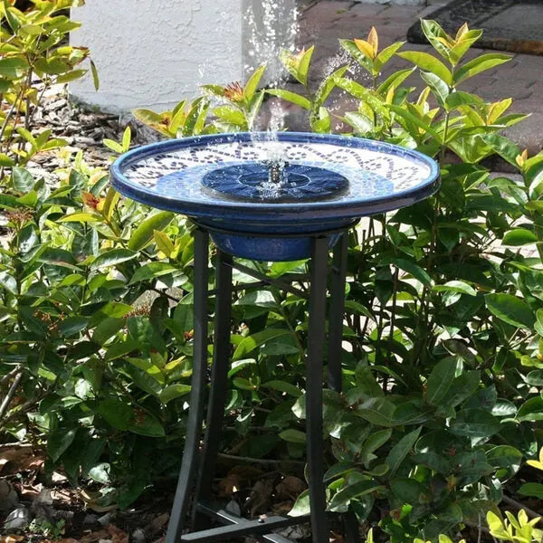 Solar-Powered Water Fountain | Effortless Installation & Multiple Spray Patterns for Garden Ponds and Birdbaths