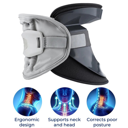 Cervical Traction Device for Spinal Decompression and Posture Support – Cervical Retractor for Neck Pain Relief Aid