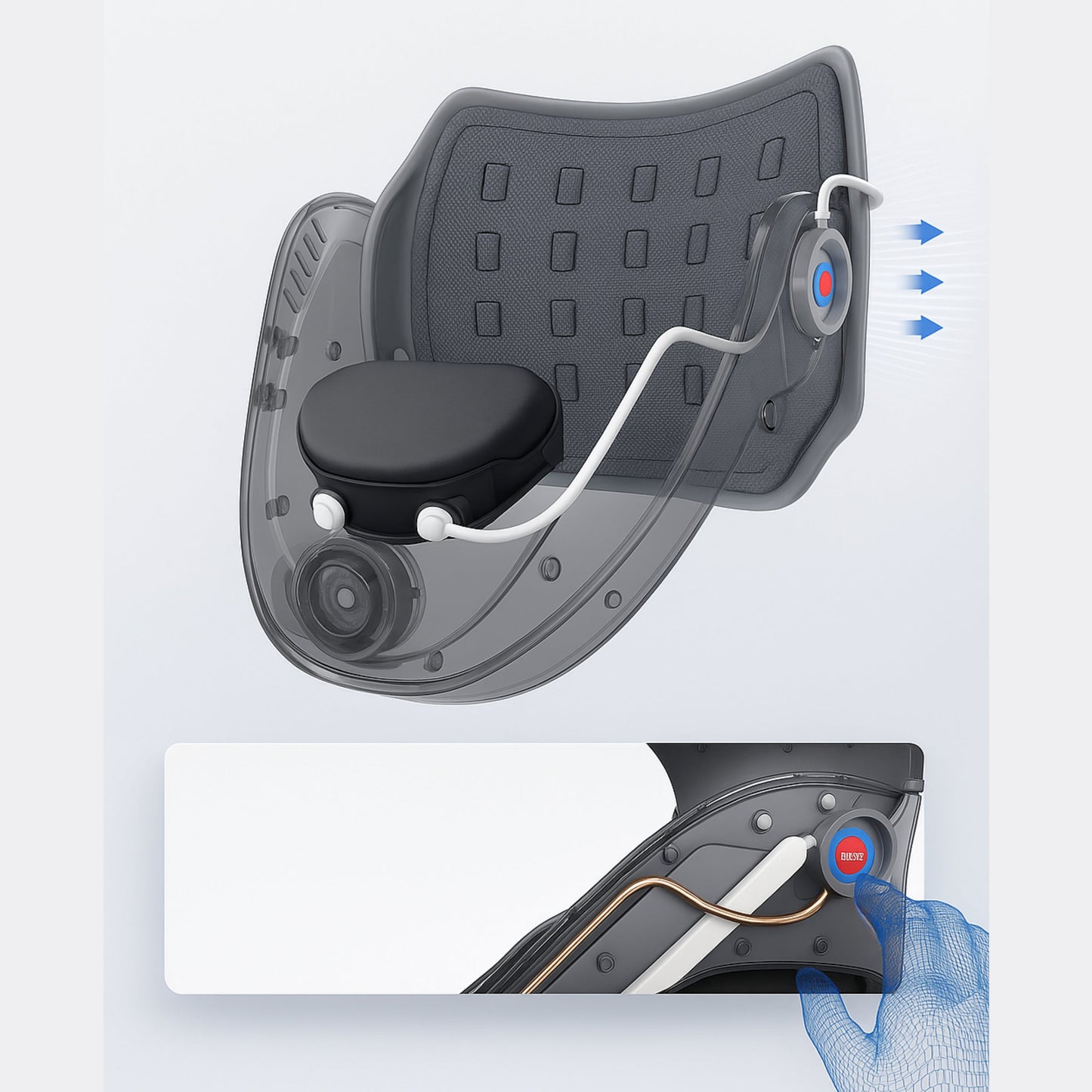 Cervical Traction Device for Spinal Decompression and Posture Support – Cervical Retractor for Neck Pain Relief Aid