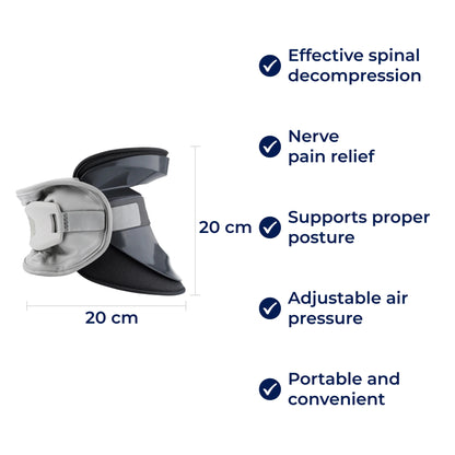 Cervical Traction Device for Spinal Decompression and Posture Support – Cervical Retractor for Neck Pain Relief Aid