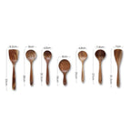 Teak Wooden Utensil Set - Sustainable Cooking Ideal like Retro Cooking Utensils