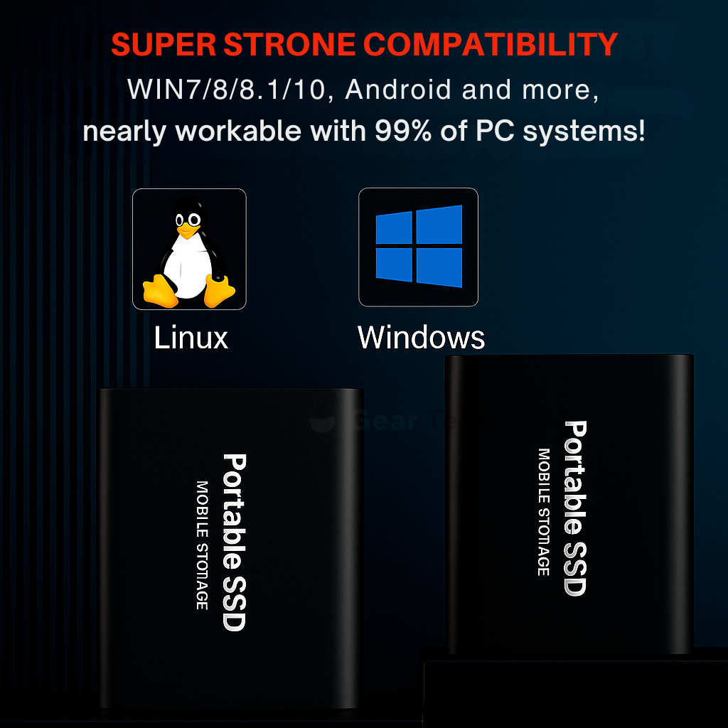 Ssd External Hard Disk Hard Drive Ssd 1 2 4 8 12 16 32 64 TB 500GB External