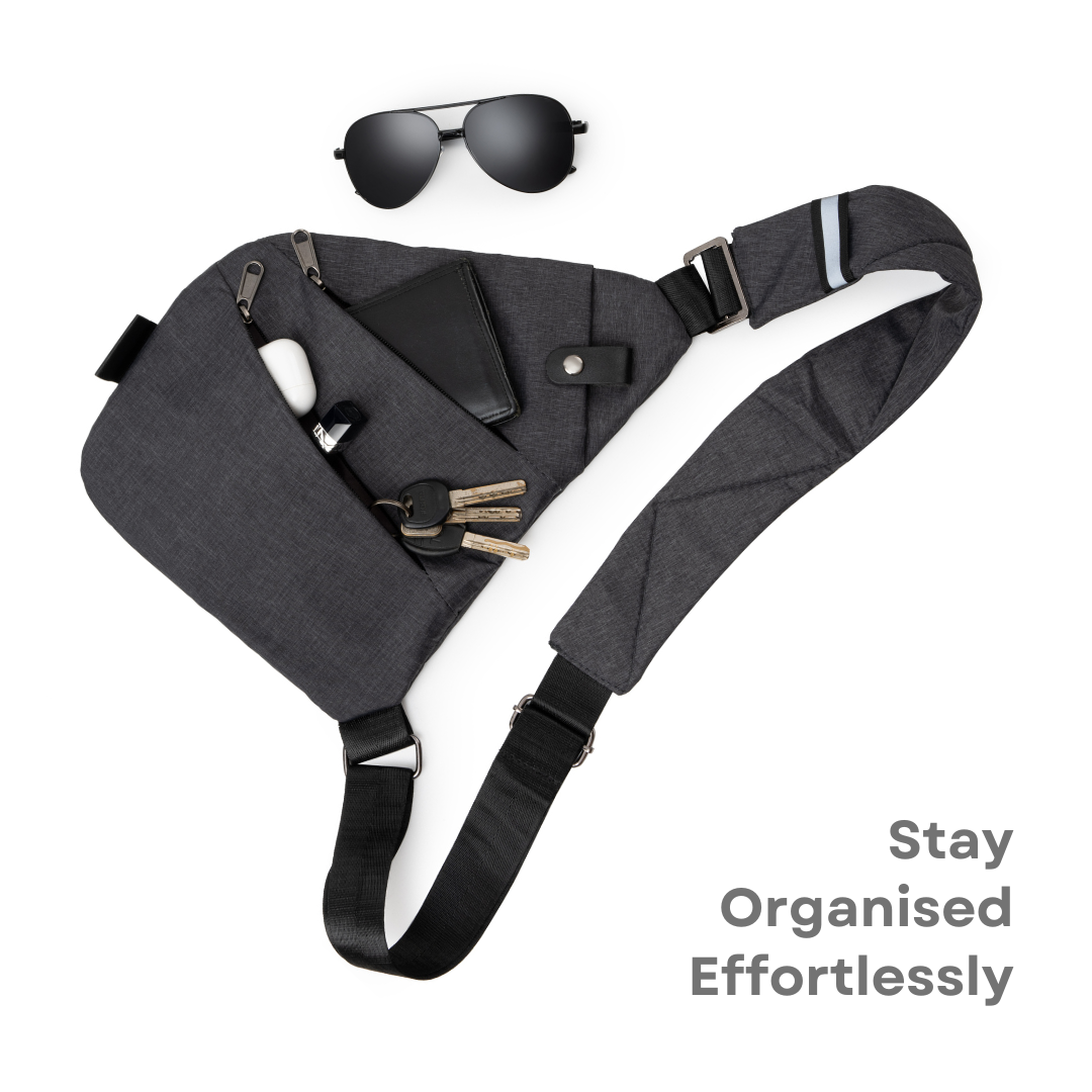 Anti-Theft Crossbody Bag | Lightweight, Slash-Resistant & Ideal for Travel, Commuting & City Adventures