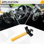 Universal Steering Wheel Lock - Heavy-Duty Anti-Theft Device for Cars, Trucks, and SUVs