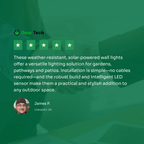 Wireless LED Solar Wall Lights - Outdoor Garden Lighting for Pathways & Patios, Energy-Efficient & Weather-Resistant