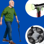 Walking Cane | Ergonomic, Lightweight Design for Seniors & Mobility Support