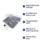 Portable Heated Pads Pad for Back Pain, Muscle and Joint Pain Relief – Adjustable Heat for Cramps and Stress