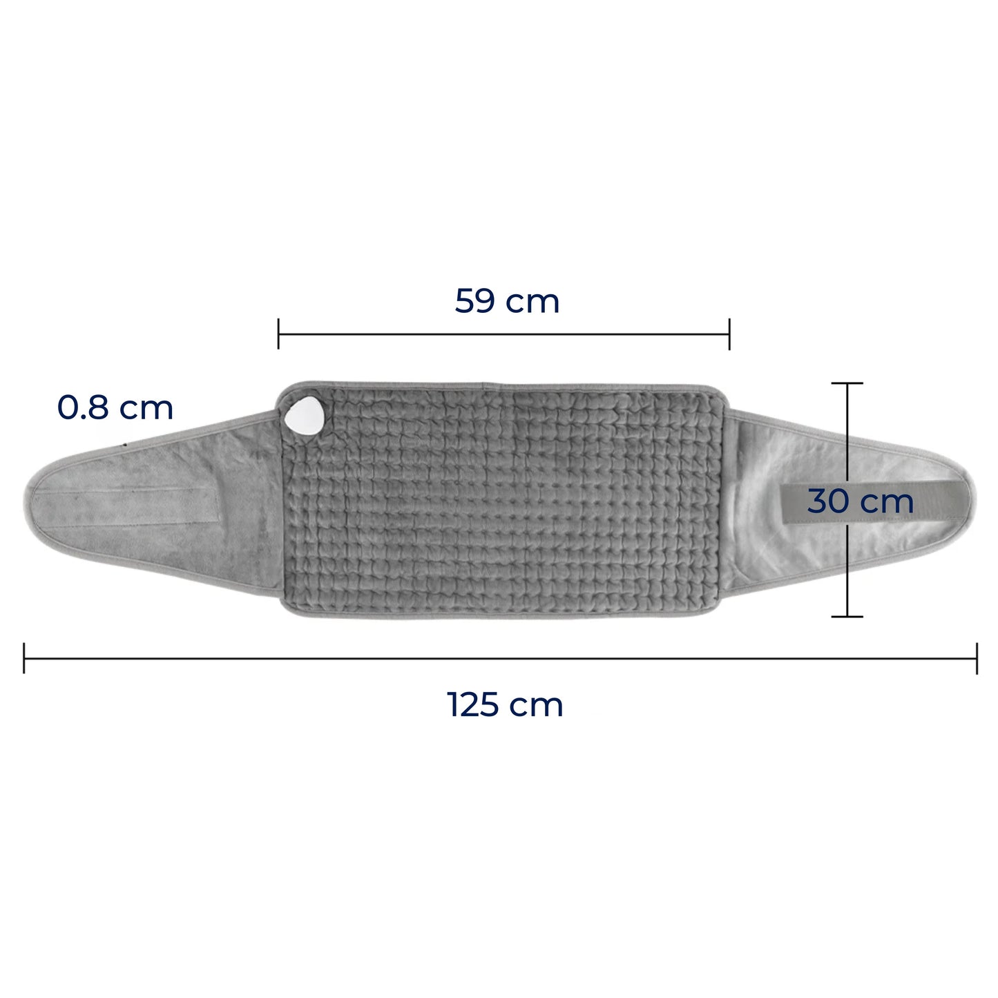Portable Heated Pads Pad for Back Pain, Muscle and Joint Pain Relief – Adjustable Heat for Cramps and Stress