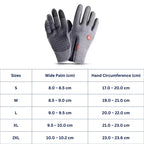 Waterproof Thermal Gloves for Men & Women | Touchscreen & Windproof | Anti-Slip Grip for Running, Cycling & Driving