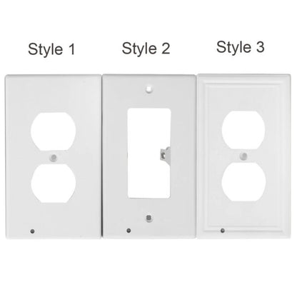 Pack 4x LED Night Light Outlet Cover | Energy-Efficient, Automatic Sensor & Safe for Kids' Rooms