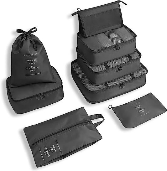 Easy-Pack Travel Cubes | 8-Piece Set for Organized Packing & Hassle-Free Travel