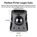 Travel Cat Backpack for Cats | Breathable, Spacious & Ideal for Hiking, Camping & Outdoor Adventures