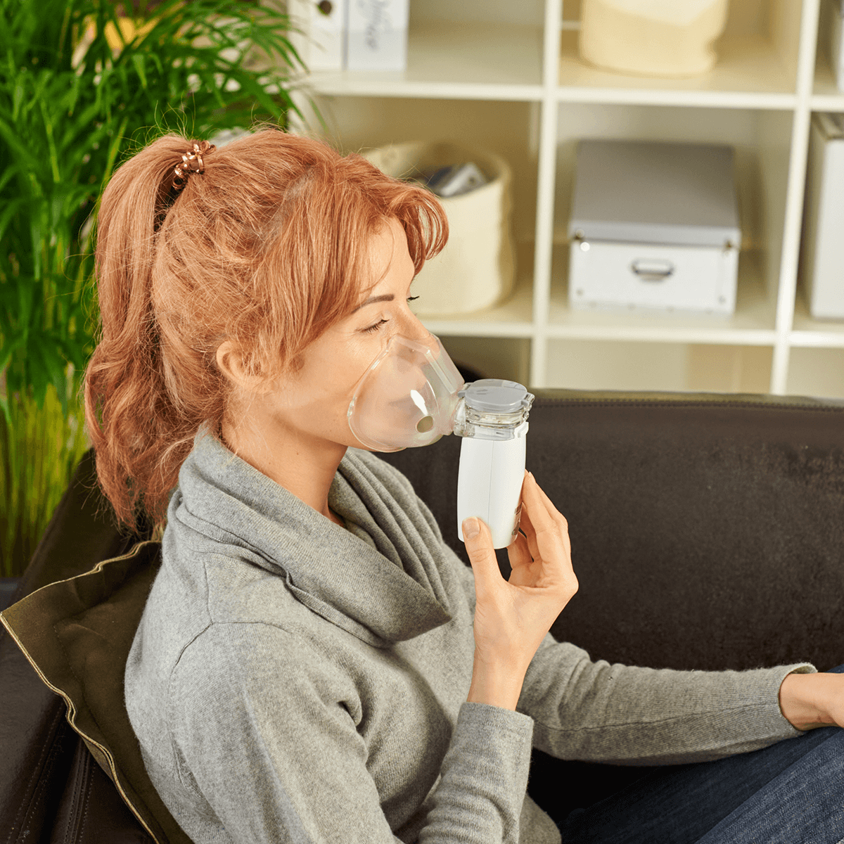 Portable Mesh Nebulizer for Cough | Compact, Rechargeable & Easy to Use for Respiratory Relief in Infants and Adults