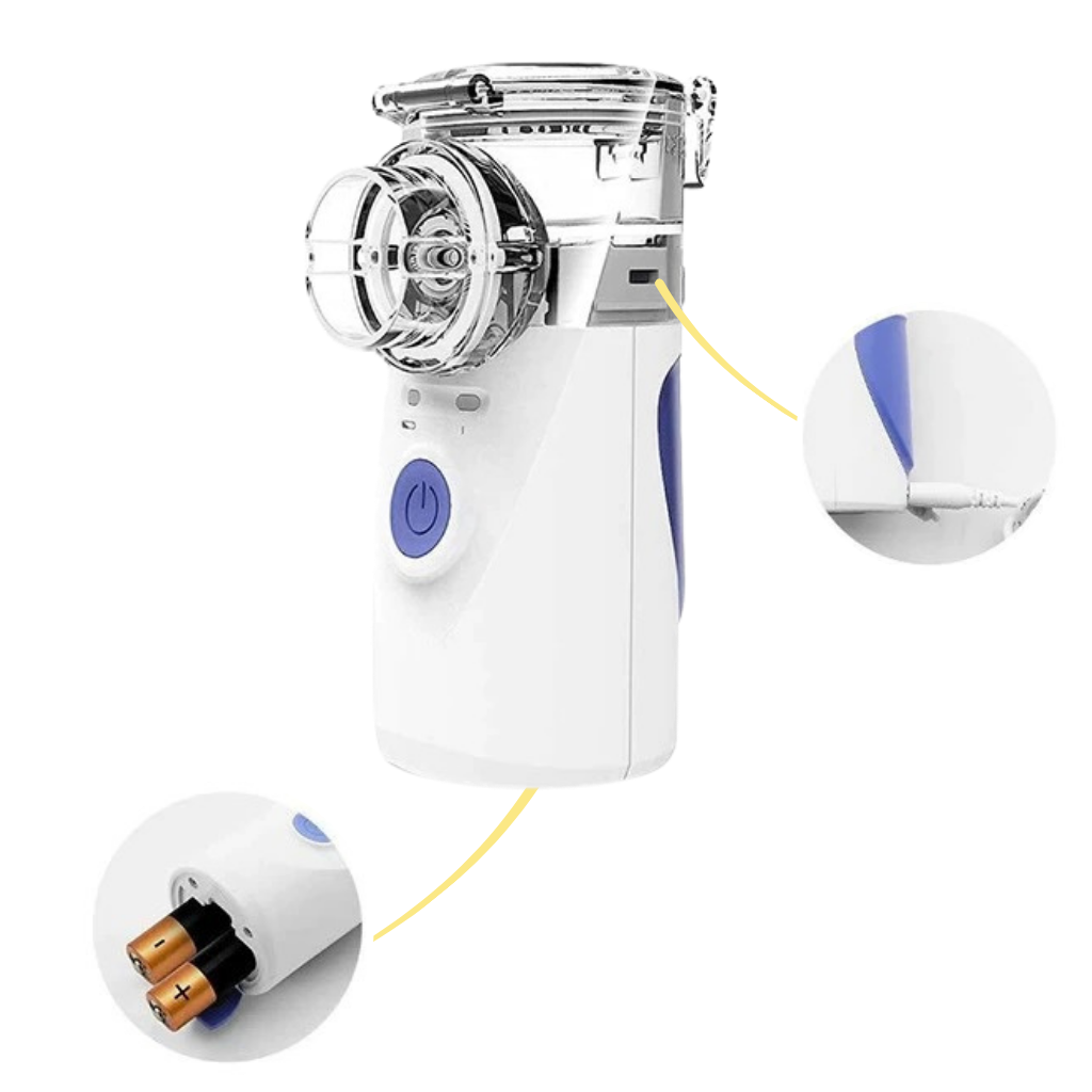 Children's Nebulizer - Portable Nebuliser for Kids, Compact and Easy-to-Use with Adjustable Mist Levels – Ideal for Asthma, Allergies, and Respiratory Relief – Travel-Friendly Pediatric Nebulizer