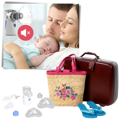Children's Nebulizer - Portable Nebuliser for Kids, Compact and Easy-to-Use with Adjustable Mist Levels – Ideal for Asthma, Allergies, and Respiratory Relief – Travel-Friendly Pediatric Nebulizer