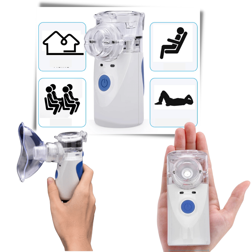 Children's Nebulizer - Portable Nebuliser for Kids, Compact and Easy-to-Use with Adjustable Mist Levels – Ideal for Asthma, Allergies, and Respiratory Relief – Travel-Friendly Pediatric Nebulizer