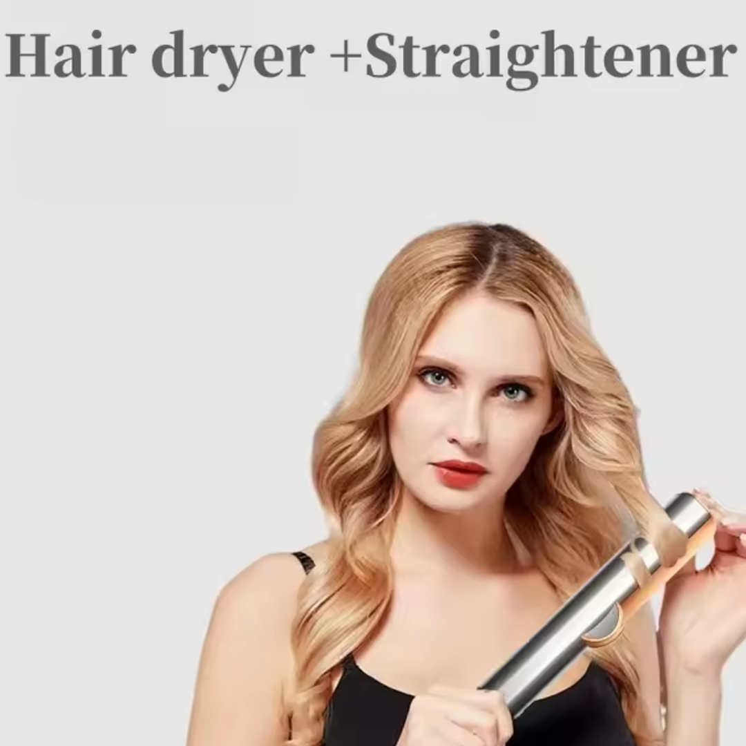 Zephyra™ | 2-in-1 Blow Dryer & Straightener | Fast Drying & Smoothing Tool for Effortless Hair Styling