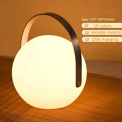 Mobile Waterproof Cordless Lamp | Wireless, Color-Changing & Ideal for Outdoor Camping and Home Ambiance