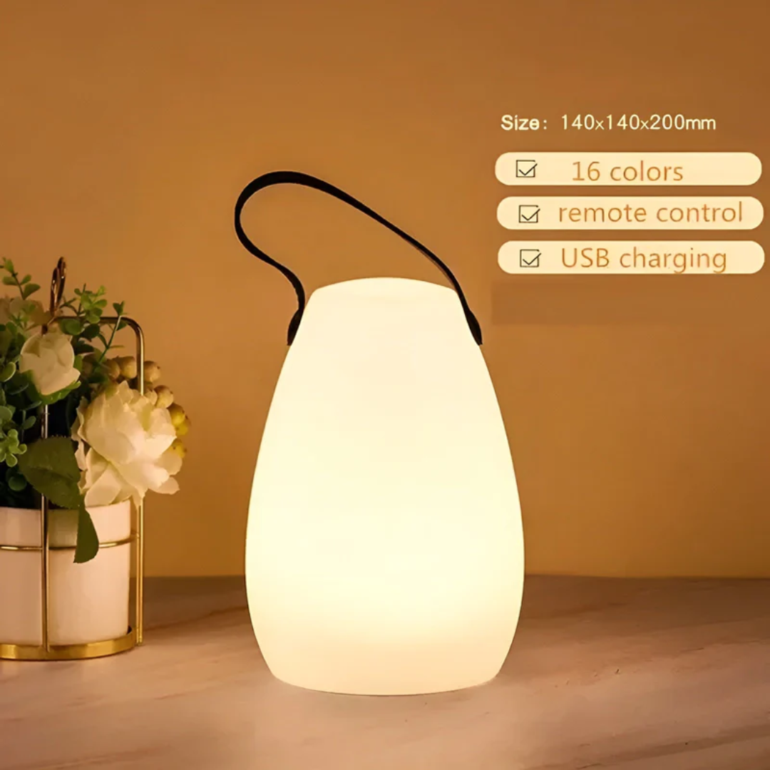 Mobile Waterproof Cordless Lamp | Wireless, Color-Changing & Ideal for Outdoor Camping and Home Ambiance