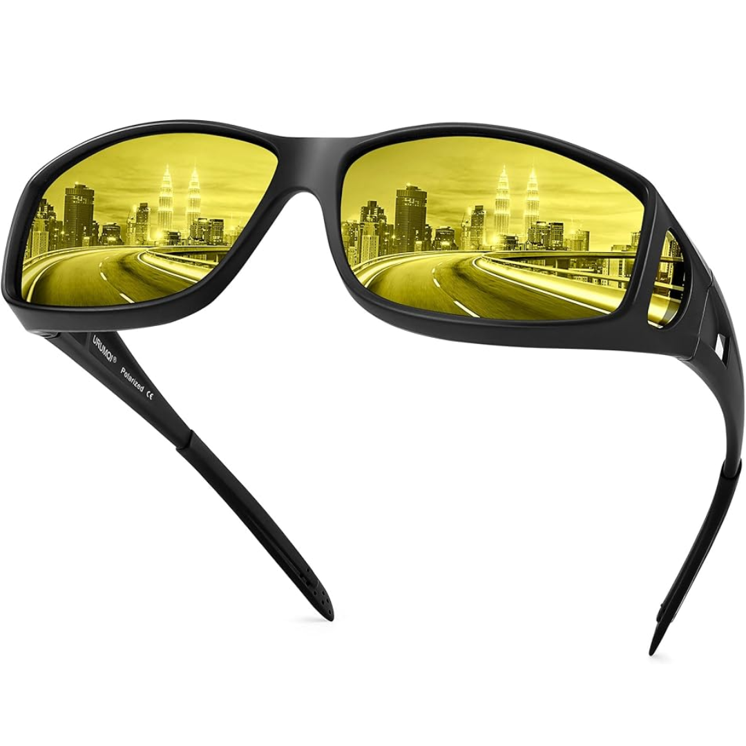 Polarised Night Vision Driving Glasses | Anti-Glare, Lightweight & Ideal for Safe Night Driving