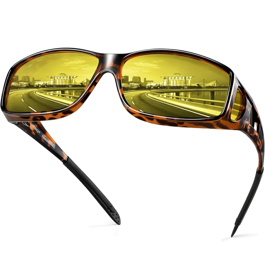 Polarised Night Vision Driving Glasses | Anti-Glare, Lightweight & Ideal for Safe Night Driving