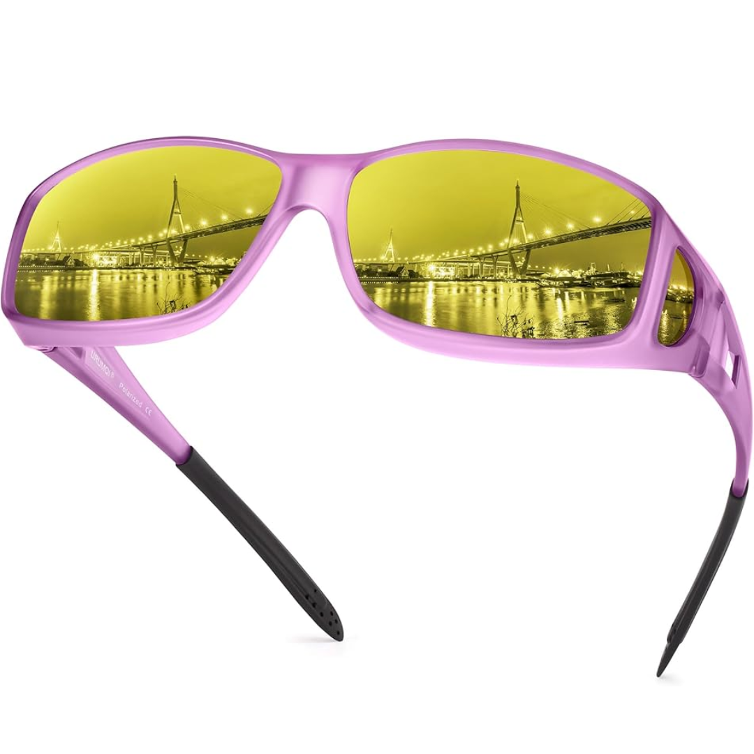 Polarised Night Vision Driving Glasses | Anti-Glare, Lightweight & Ideal for Low-Light Conditions