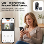 Gear Tech | No Subscription Wireless Smart Ring Video Doorbell