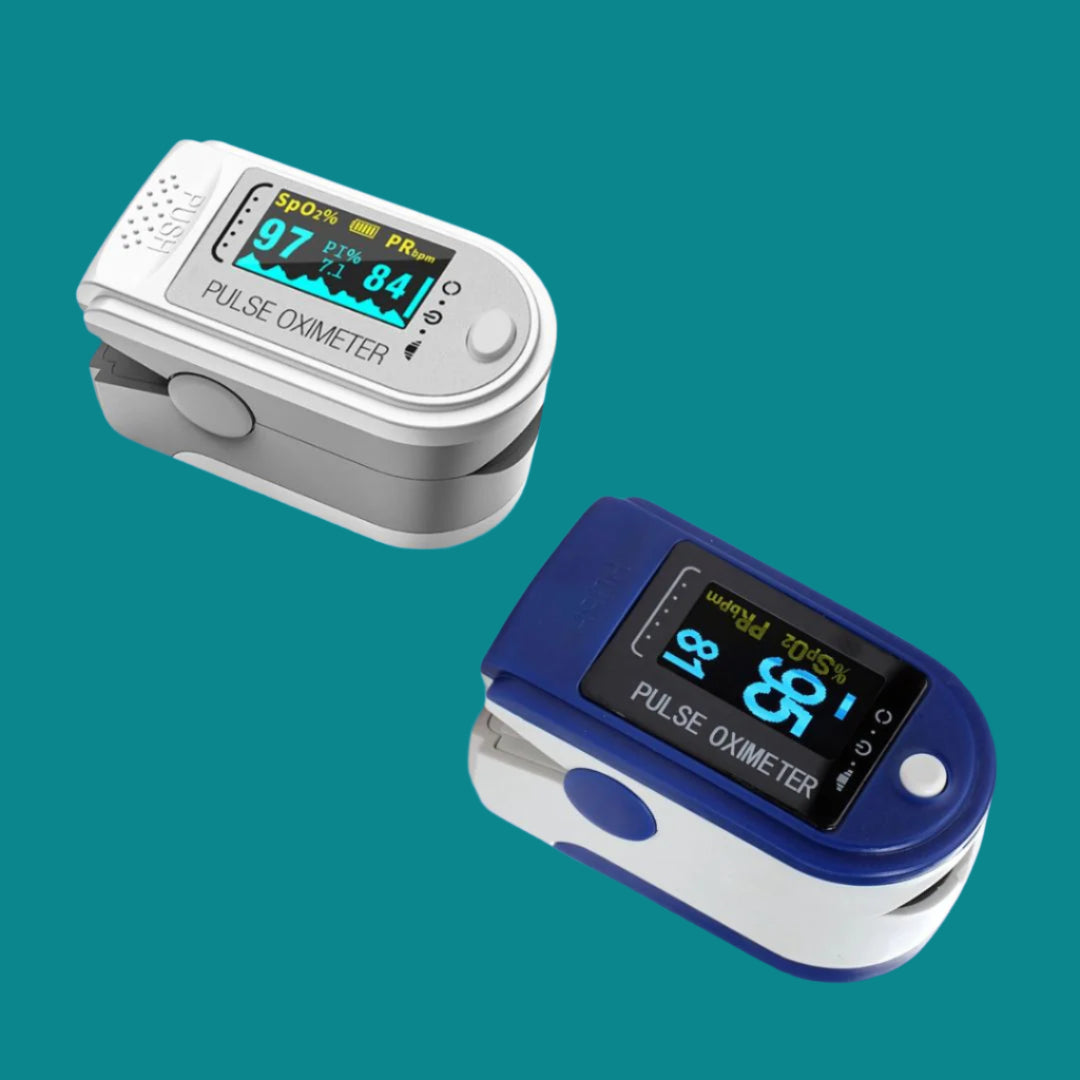 Fingertip Pulse Oximeter with OLED Display for Accurate Blood Oxygen SpO2 & Pulse Rate Monitoring - Portable Health Device