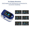 Image of Fingertip Pulse Oximeter with OLED Display for Accurate Blood Oxygen SpO2 & Pulse Rate Monitoring - Portable Health Device