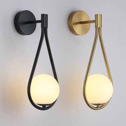 LED Modern Nordic Wall Light Fixture - Adjustable Sconce for Living Room, Bedroom & Hallway Lighting