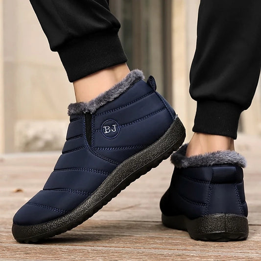 Mens Winter House Slippers: Warm & Waterproof High Tech Shoes, Boot Style | Ultimate Comfort