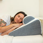 Wedge Pillow for Sleep Apnea | Elevates Head, Reduces Snoring & Acid Reflux for Restful Sleep
