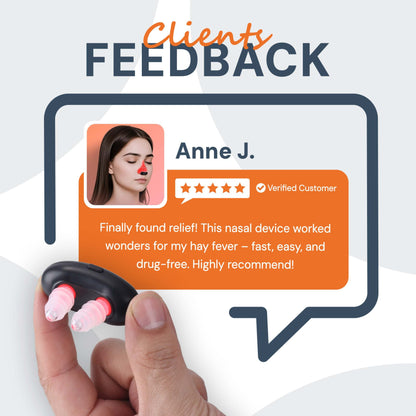 Red Light Nasal Therapy Device – Portable Solution for Effective Relief from Nasal Congestion and Sinus Issues