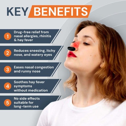 Red Light Nasal Therapy Device – Portable Solution for Effective Relief from Nasal Congestion and Sinus Issues