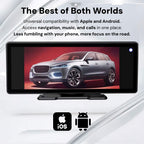 10.25” Wireless CarPlay & Android Auto Display | Ultra-Wide HD Screen for Easy Navigation & Hands-Free Calls in Your Car