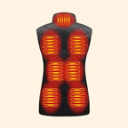 Women's Heated Waistcoat | 9 Heating Zones, Customisable Heat Settings & Lightweight for Cold Weather Activities
