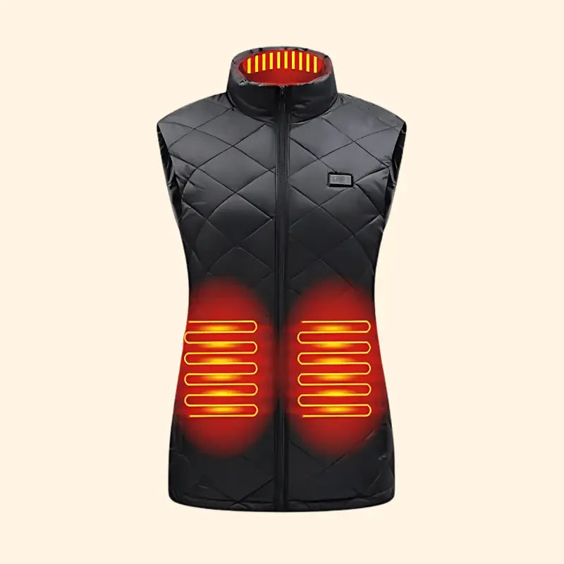 Women's Heated Waistcoat | 9 Heating Zones, Customisable Heat Settings & Lightweight for Cold Weather Activities