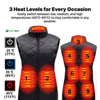 Women's Heated Waistcoat | 9 Heating Zones, Customisable Heat Settings & Lightweight for Cold Weather Activities