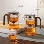 Magnetic Filtration Glass Teapot With Infuser | Premium Tea Strainer, Effortless Brewing & Ideal for Loose-Leaf and Herbal Teas