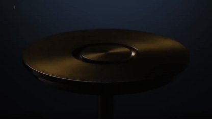 Cordless Rechargeable Modern Aura Table Lamp with Touch Controls | Wireless LED Light for Modern Side Tables and Office Desks | Minimalist Table Lamp