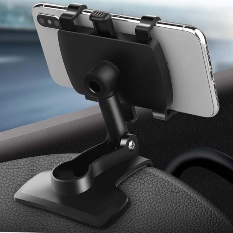 Adjustable Car Phone Holder | Anti-Slip Grip & Durable ABS for Safe Navigation and Hands-Free Calls