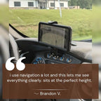 Adjustable Car Phone Holder | Anti-Slip Grip & Durable ABS for Safe Navigation and Hands-Free Calls
