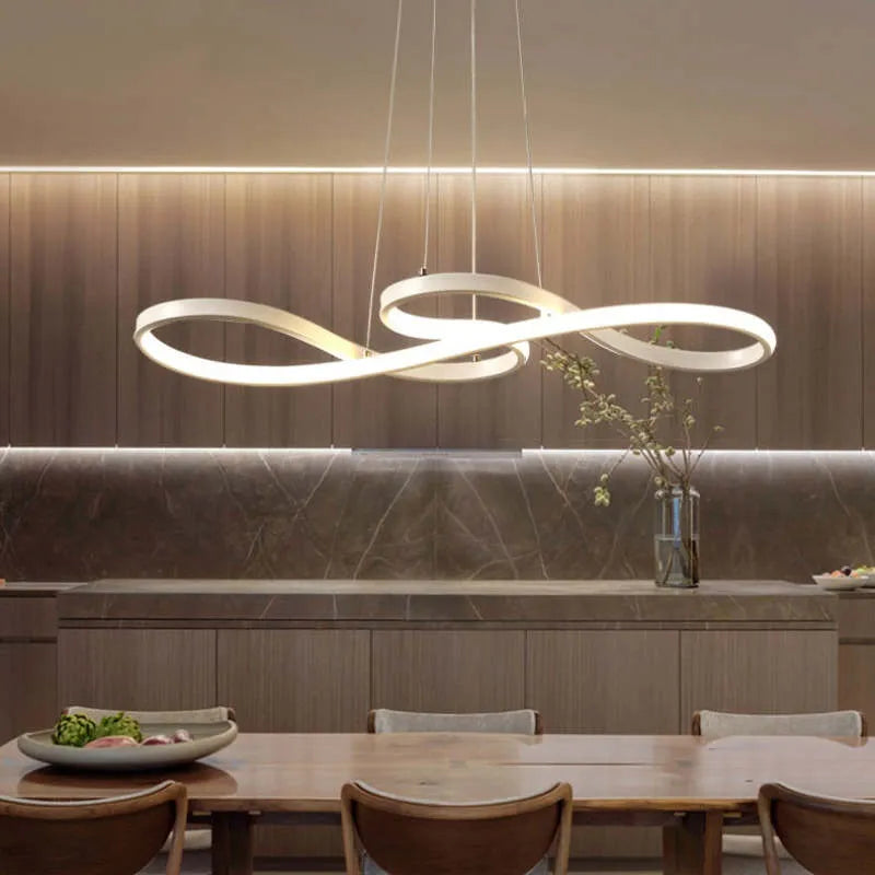 Modern Pendant Chandelier Aluminum Lustre Nordic Ceiling Lighting