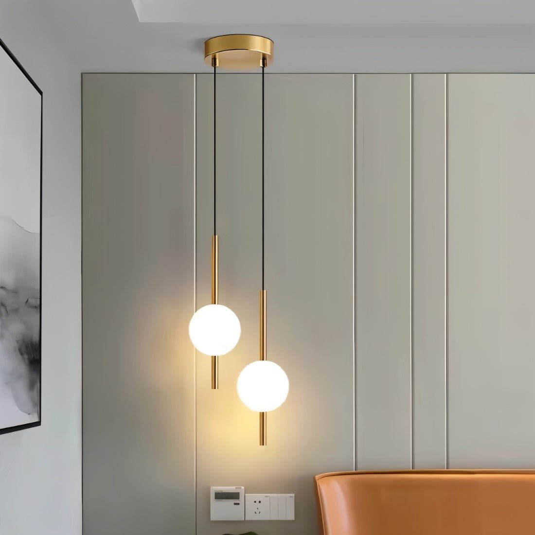 LED Pendant Light Fixture - Modern Design with Adjustable Height - Ideal for Kitchen Island & Dining Room Lighting